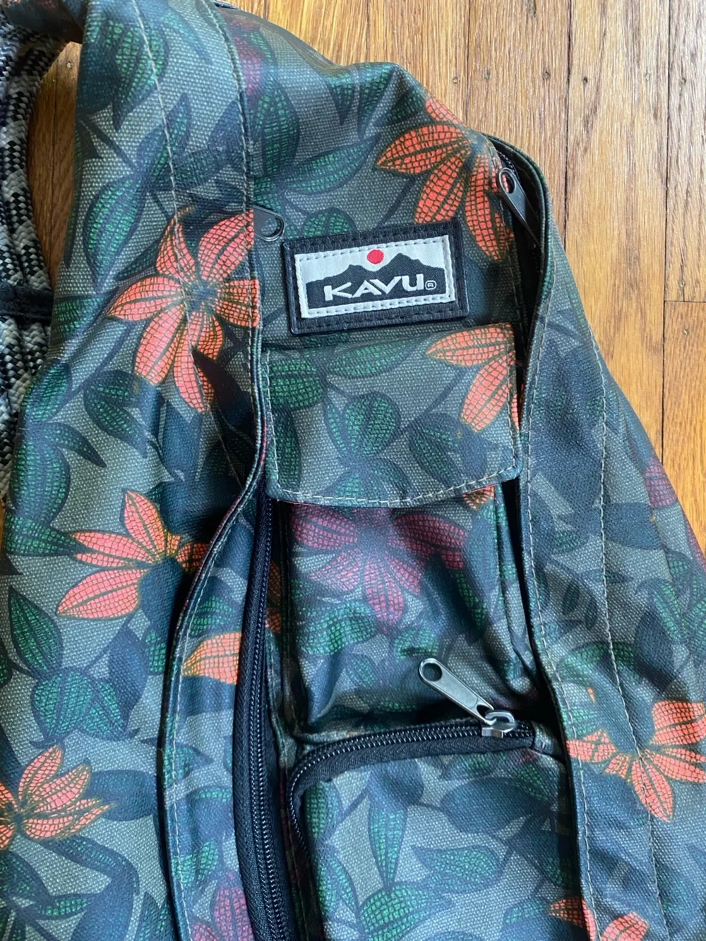 Kavu Water Resistant Tropical Floral Sling Pack